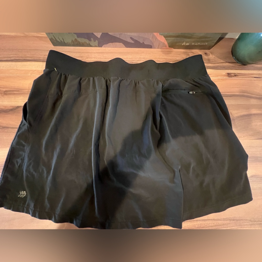 All in Motion Black Mini Skort
